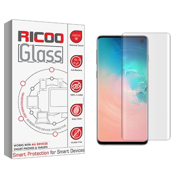 محافظ صفحه نمایش ریکو مدل RiC2 UV_NW مناسب برای گوشی موبایل سامسونگ Galaxy S10
