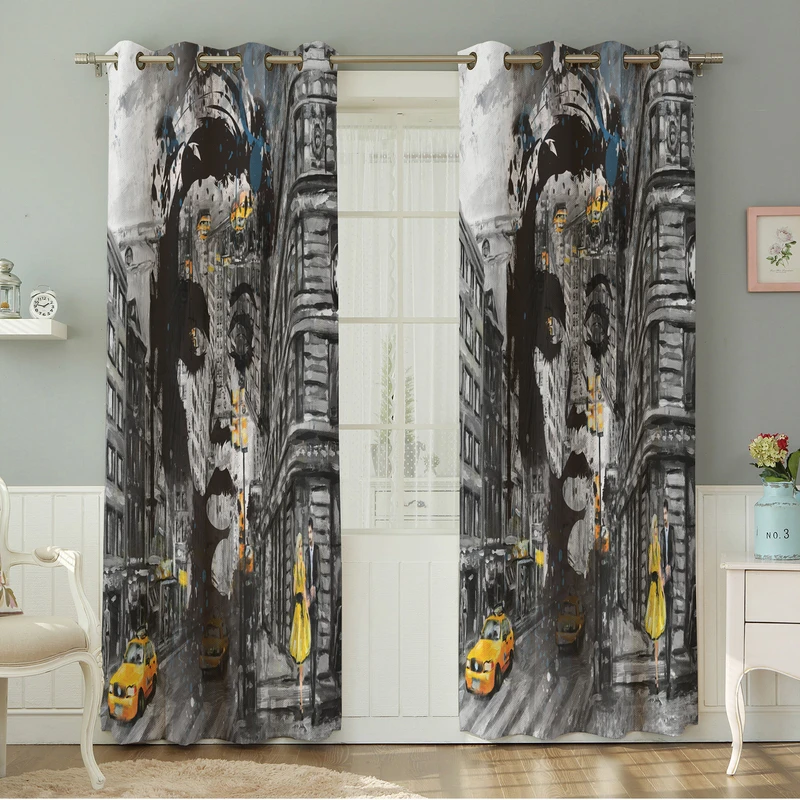 پرده نیروانا طرح  چهره مدل مخمل کد 5153 سایز 140×280 سانتی متر