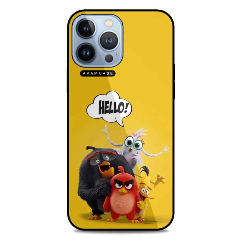 کاور آکام مدل AMC-WA13PROMAX-ANGRY BIRDS17 مناسب برای گوشی موبایل اپل iPhone 13 Pro Max