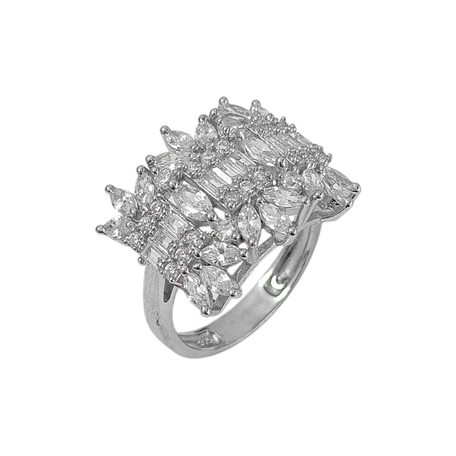 انگشتر نقره زنانه مدل مارکیز 119 -  - 1