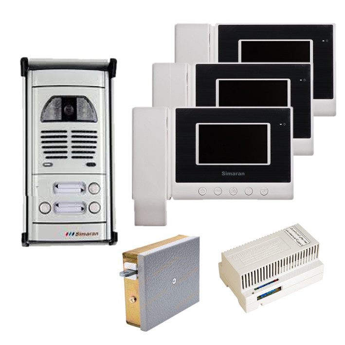 دربازکن تصویری سیماران مدل VFC3HS43 مجموعه 6 عددی دربازکن تصویری سیماران مدل VFC3HS43 مجموعه 6 عددی