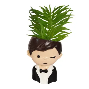 گلدان به همراه کاکتوس مصنوعی مدل 20365