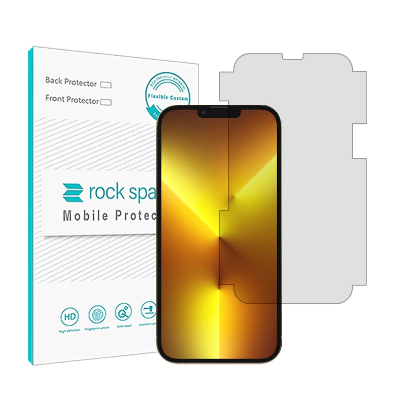 محافظ صفحه نمایش شفاف راک اسپیس مدل HGL-Medium مناسب برای گوشی موبایل اپل iPhone 13 Pro