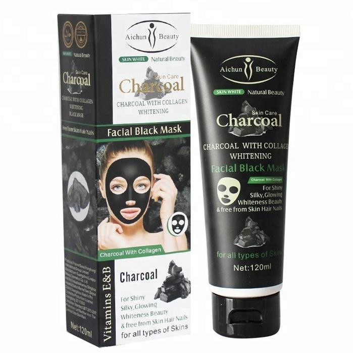 ماسک صورت آیچون بیوتی مدل ذغال حجم 120 میلی لیتر 
