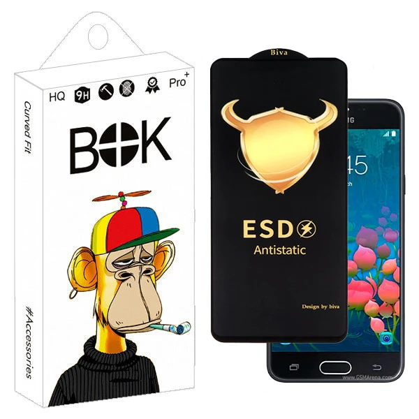 محافظ صفحه نمایش بوک مدل Biva Antistatic Glavers مناسب برای گوشی موبایل سامسونگ galaxy J5 prime