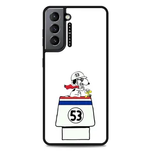 AKAM AMC-WSGS21-SNOOPY-34 Cover For Samsung Galaxy S21