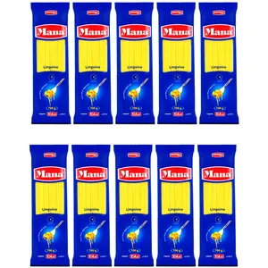 اسپاگتی لینگوینی مانا مقدار 700 گرم بسته 10 عددی