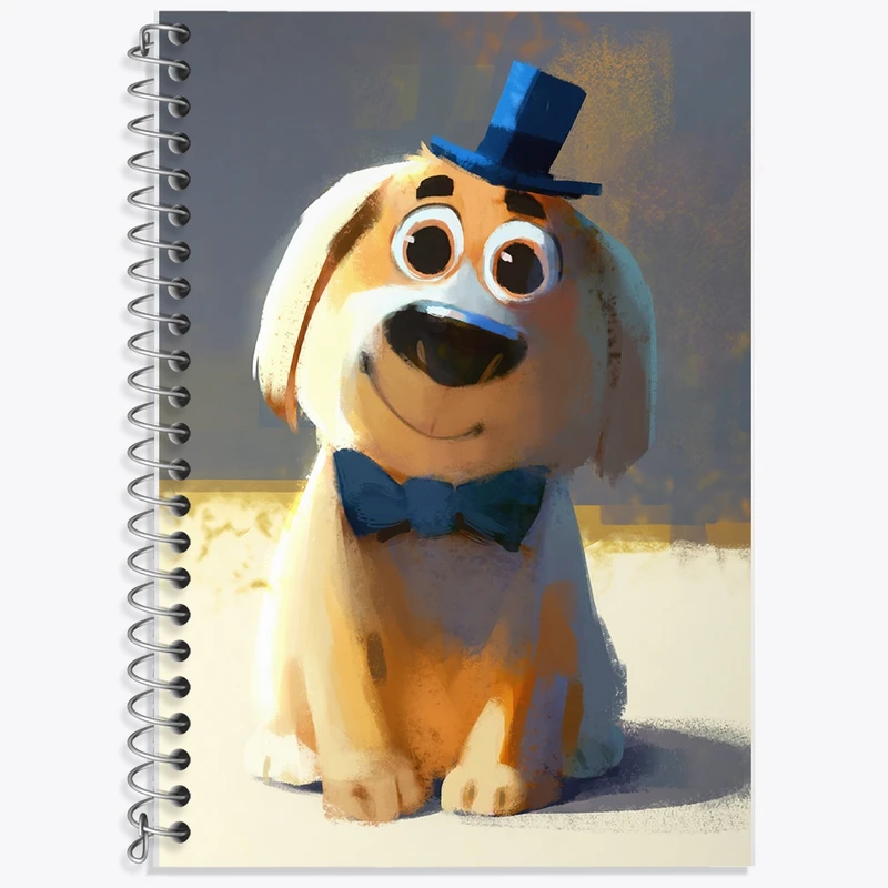 دفتر لغت 50 برگ خندالو طرح سگ (Dog) کد F919