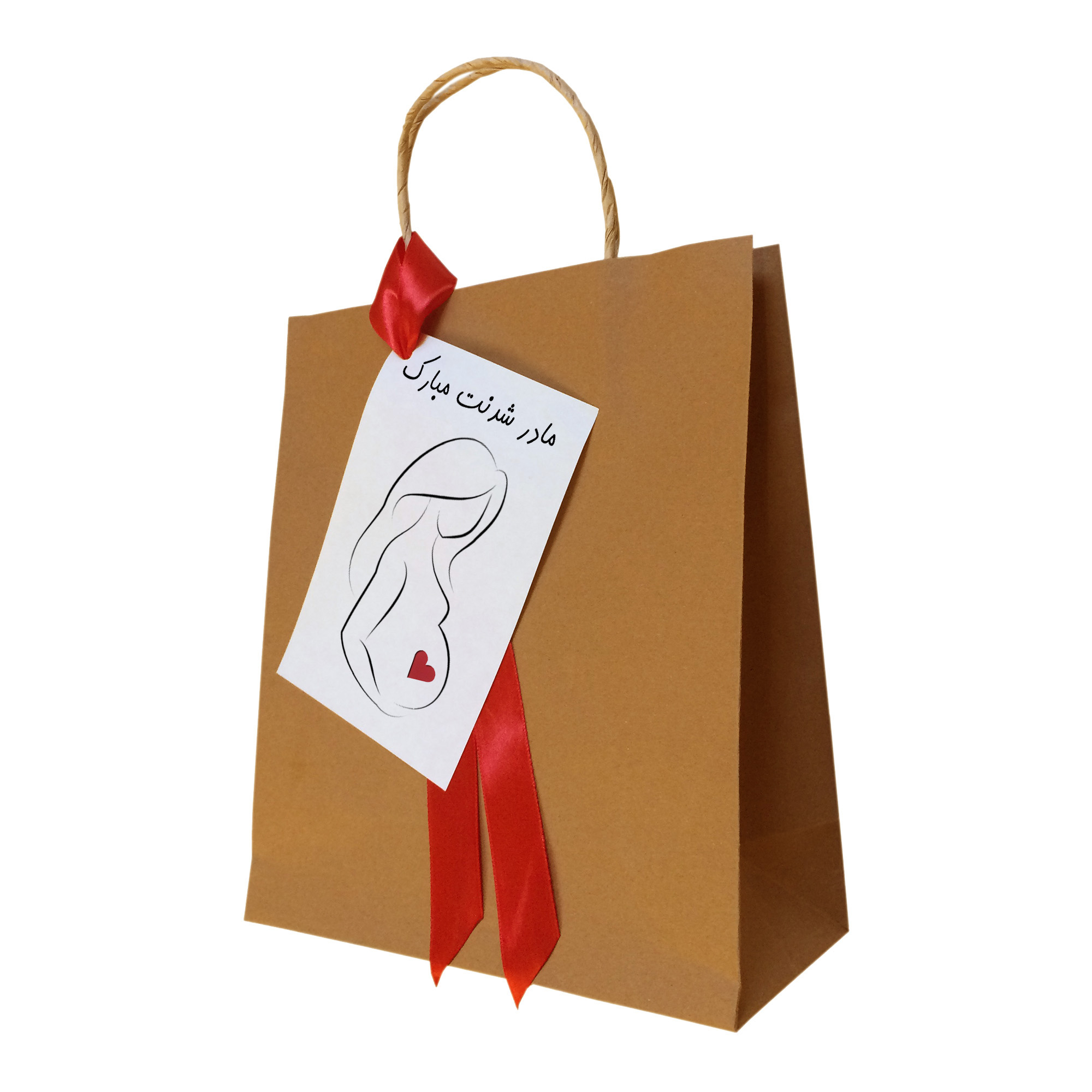 پاکت هدیه طرح مادر شدنت مبارک کد A153