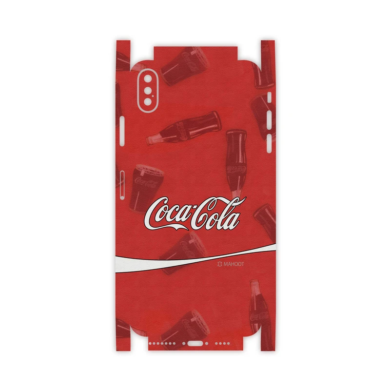 برچسب پوششی ماهوت مدل Coca-Cola-Logo-FullSkin مناسب برای گوشی موبایل اپل iPhone Xs Max