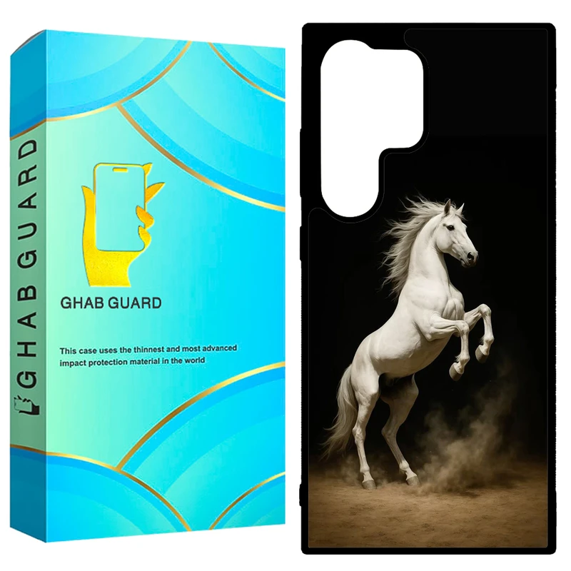 کاور قاب گارد طرح اسب مدل GCHPD24U مناسب برای گوشی موبایل سامسونگ Galaxy S24 Ultra 5G
