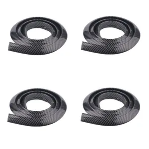 زه گلگیر خودرو مدل Dncarb طرح کربن بسته4 عددی