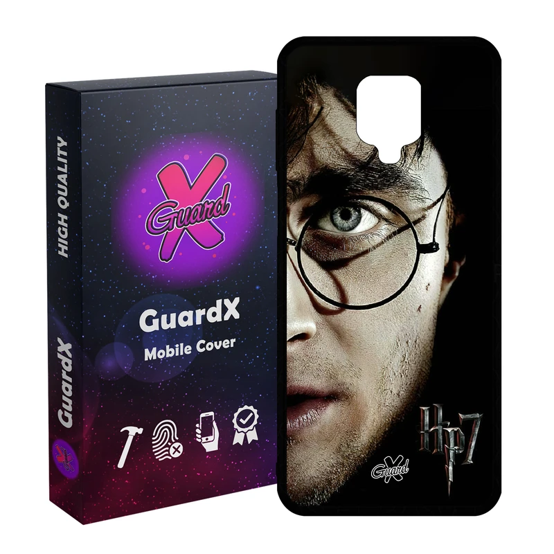 کاور گارد ایکس طرح هری پاتر مدل Glass10497 مناسب برای گوشی موبایل شیائومی Redmi Note9 Pro/Note 9 Pro Max/Redmi Note 9S/MI Poco M2 Pro