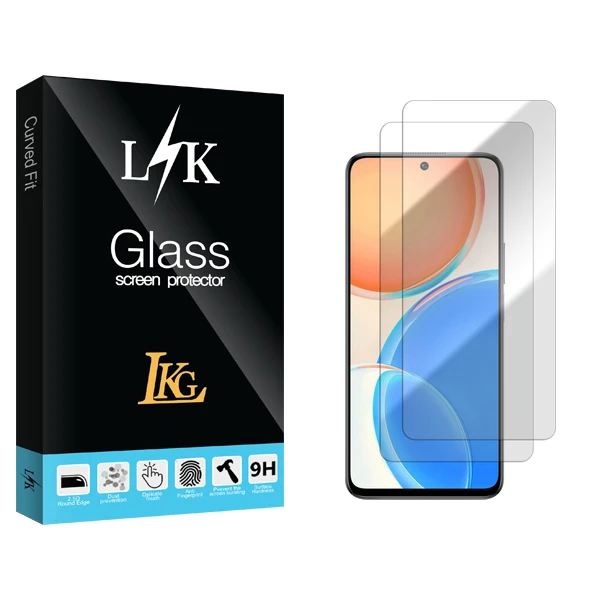 محافظ صفحه نمایش شیشه ای ال کا جی مدل LK GlassMIX2106 مناسب برای گوشی موبایل آنر X8 بسته دو عددی