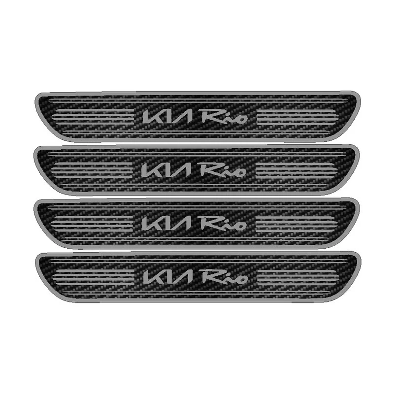 برچسب بدنه خودرو رادیانس مدل کربن کد J30 مناسب برای ریو بسته 4 عددی