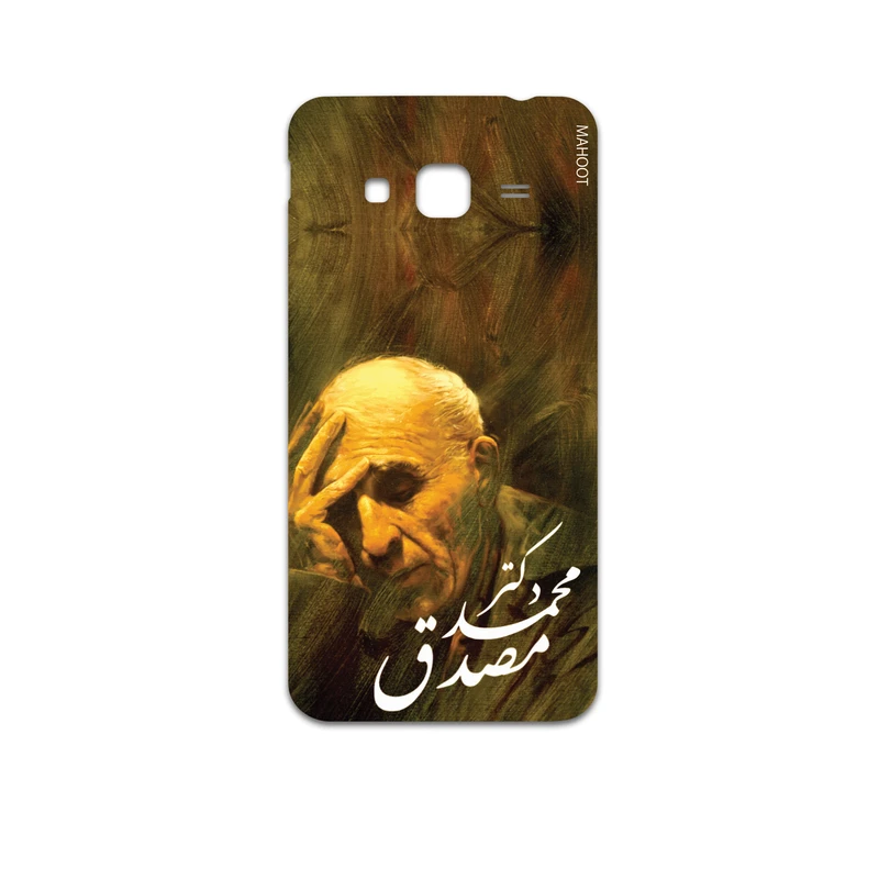 برچسب پوششی ماهوت مدل Dr-Mosadeq مناسب برای گوشی موبایل سامسونگ Galaxy J3 2016