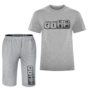 ست تی شرت و شلوارک مردانه مدل A200