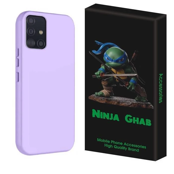 کاور نینجا قاب مدل سیلیکونی پاک کنی مناسب برای گوشی موبایل سامسونگ Galaxy A71  