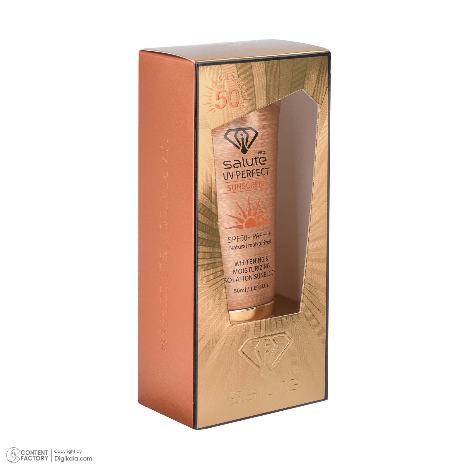 کرم ضد آفتاب بی‌رنگ صورت سالوته پرو SPF 50 مدل UV Perfect ‌محافظ ++++PA مناسب برای انواع پوست‌ حجم 50 میلی‌لیتر -  - 6
