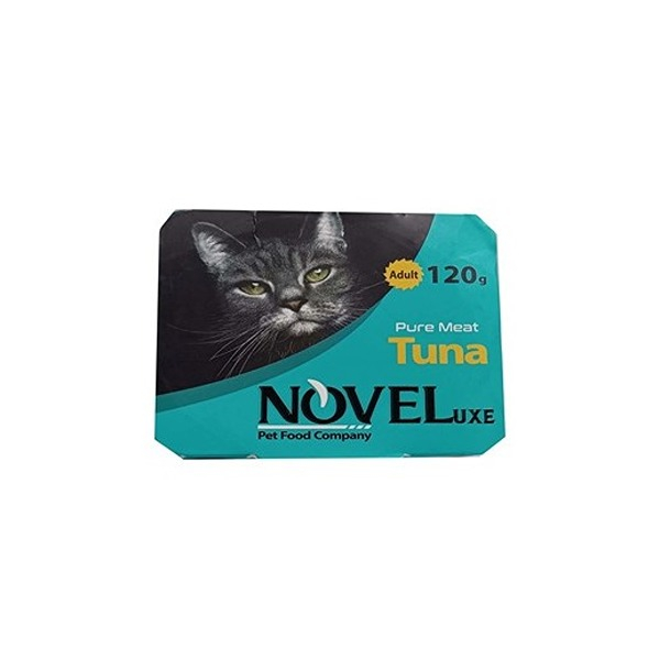 کنسرو غذای گربه نوول مدل تن وزن 120 گرم