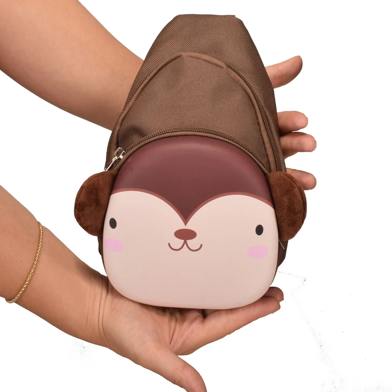 عکس شماره 3 : کیف رودوشی بچگانه مدل میمون