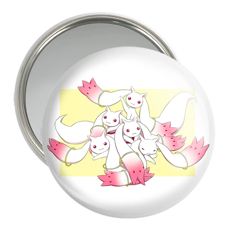 آینه جیبی خندالو مدل کیوبی انیمه مادوکا مجیکا Madoka Magica  کد 18380