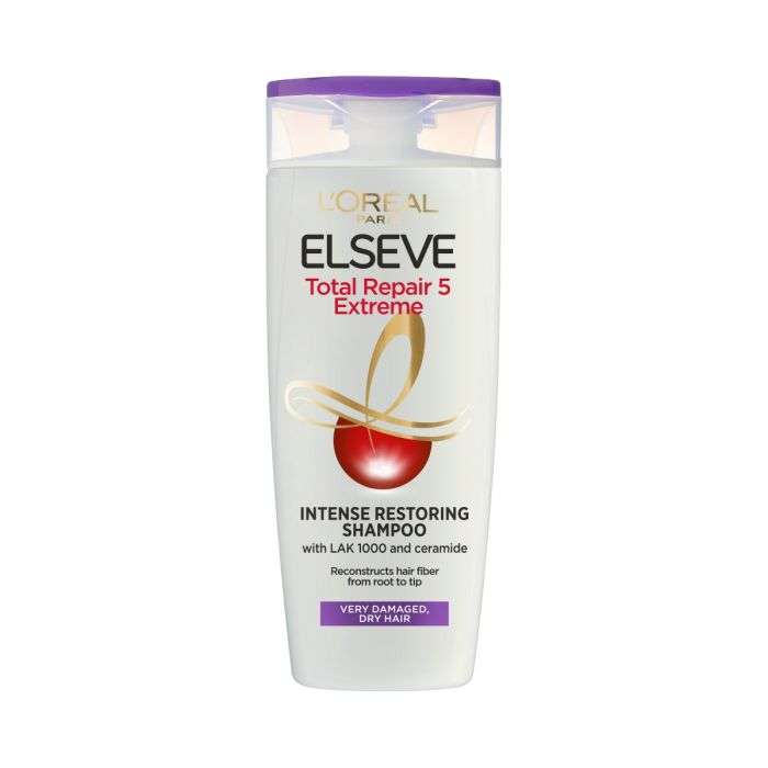 شامپو تقویت کننده و ترمیم کننده مو لورآل مدل ELSEVE TOTAL REPAIR 5 EXTREME حجم میلی لیتر
