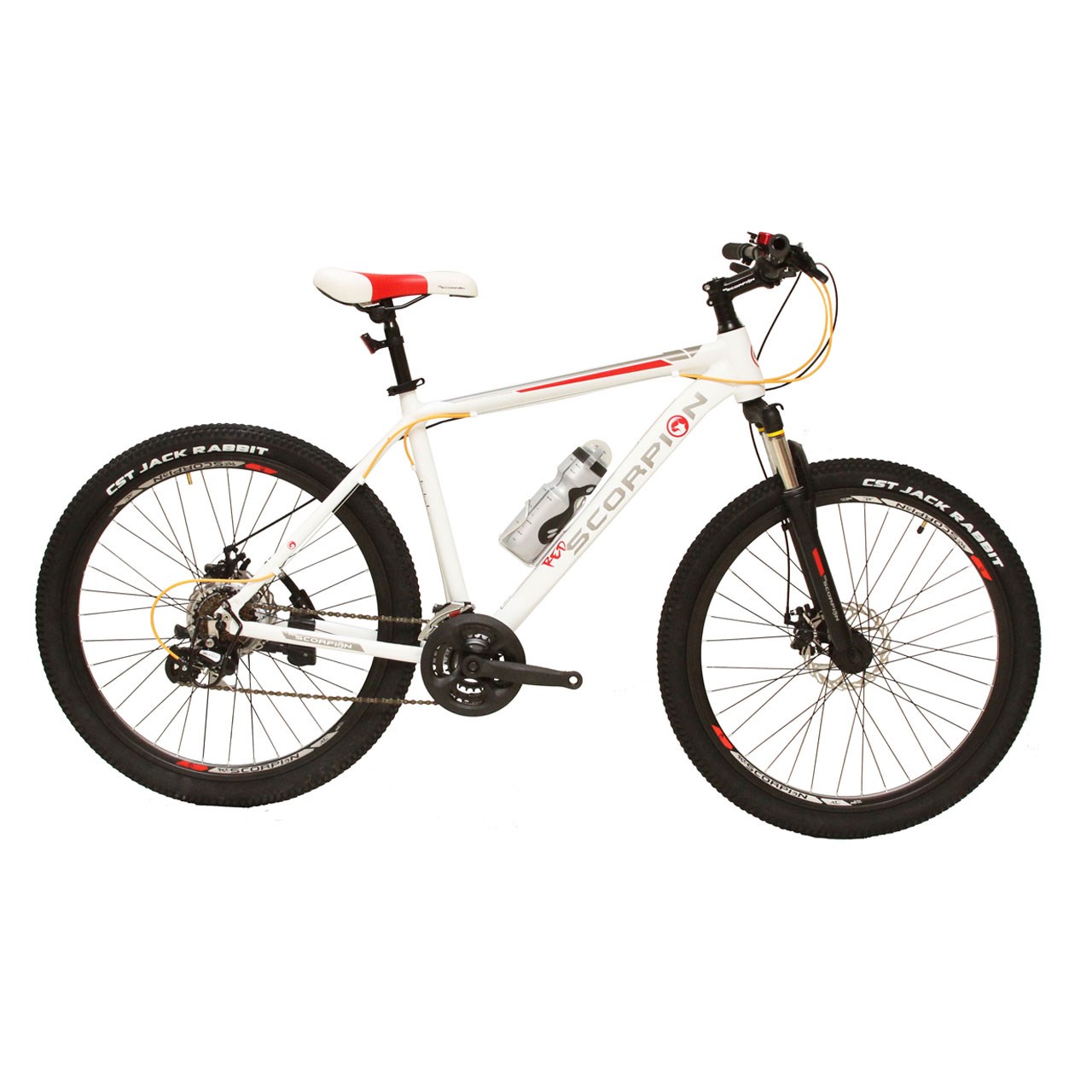 دوچرخه کوهستان اسکورپیون مدل RS260 YS701 Matt White 2017 سایز 26