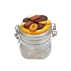 بانکه گالری سنجاق قفلی طرح شکلات و بیسکوئیت مدل Polymeric 036