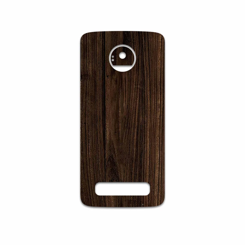 برچسب پوششی ماهوت مدل Dark Walnut Wood مناسب برای گوشی موبایل موتورولا Moto Z
