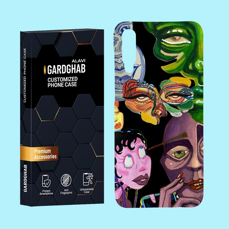 کاور گارد قاب علوی مدل هنری مناسب برای گوشی موبایل سامسونگ Galaxy A50 / Galaxy A50s / Galaxy A30s