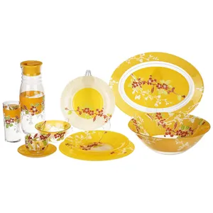Luminarc Japanese Tree Melon Dinnerware Set 45 Pcs