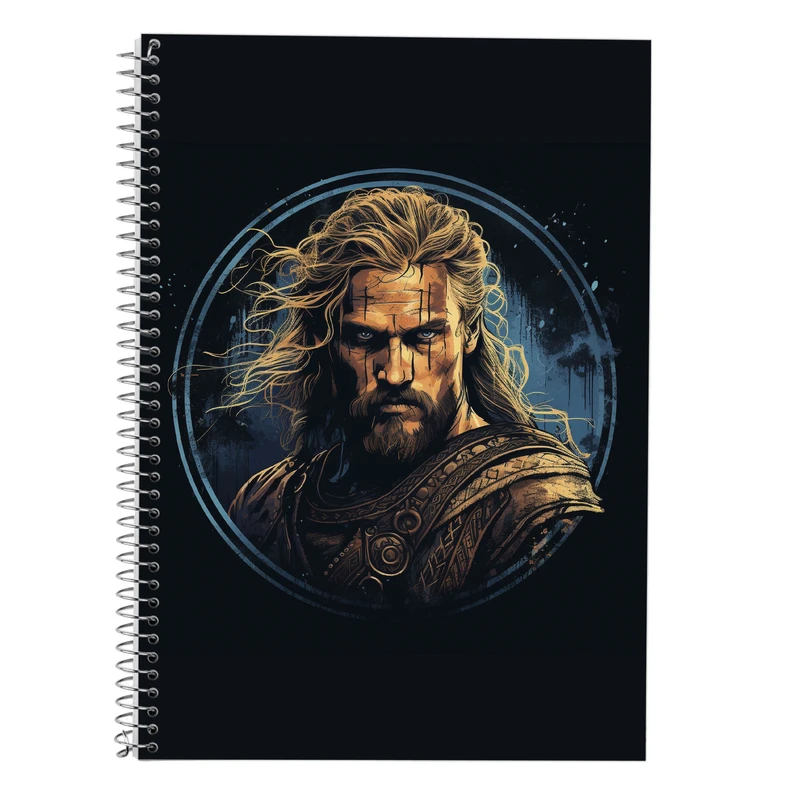 دفتر زبان 50 برگ مدوپد مدل دوخط طرح  ارباب حلقه ها The Lord of the Rings کد DF3099