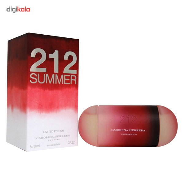 ادو تویلت زنانه کارولینا هررا مدل 212 Summer حجم 60 میلی لیتر