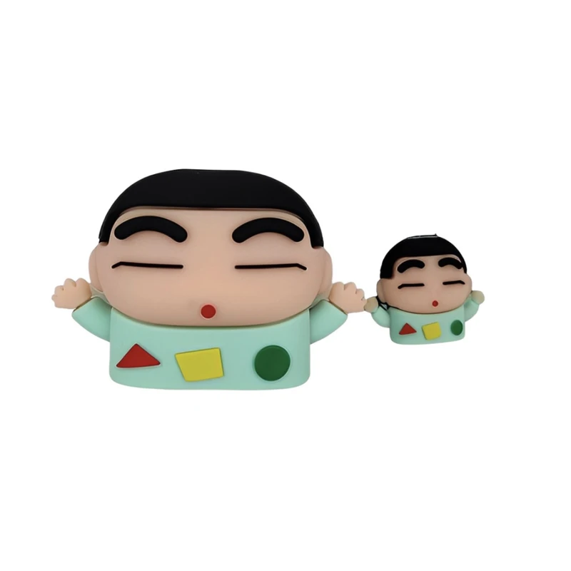محافظ کابل مدل پسر Crayon shin Chan به همراه محافظ شارژر دیواری 