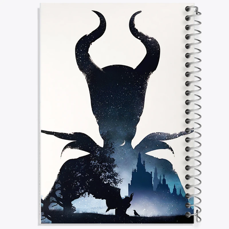 دفتر مشق 100 برگ خندالو طرح مالفیسنت (Maleficent) کد N3460