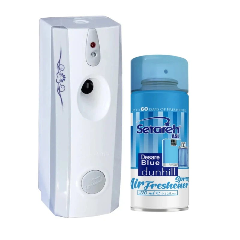 دستگاه خوشبوکننده هوا اسپادانا مدل s30 رویال به همراه اسپری خوشبوکننده blue Dunhill حجم 270 میلی لیتر