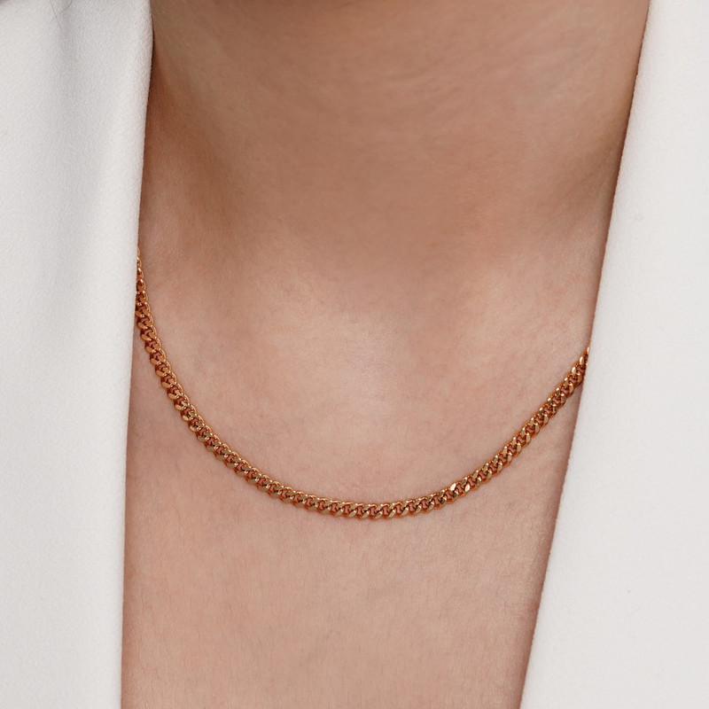 گردنبند زنانه ژوپینگ مدل ساده کد 1040003