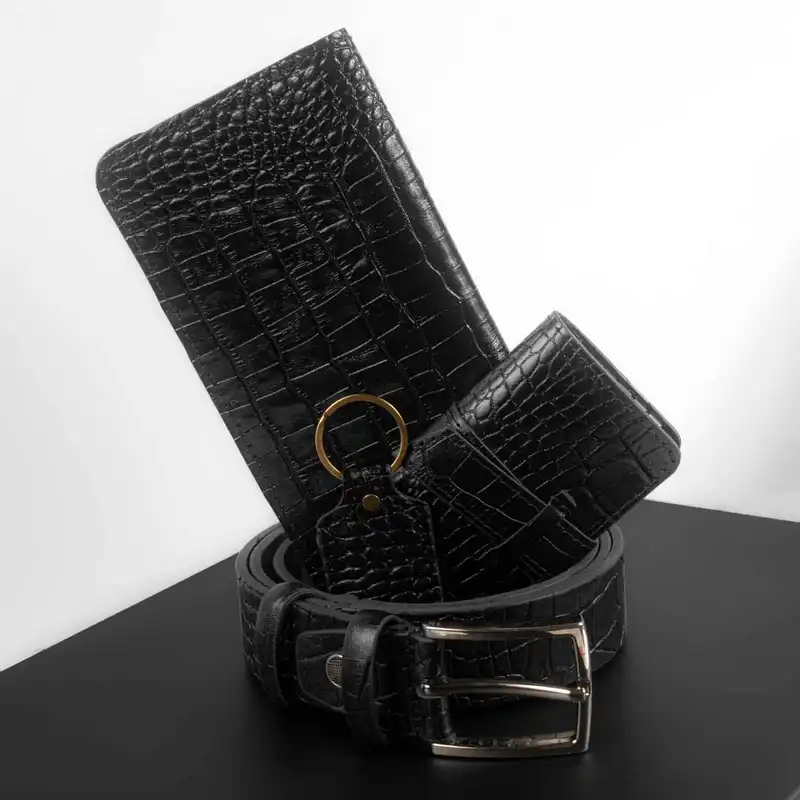 ست هدیه چرم عطارد مدل چرم طبیعی کد A56