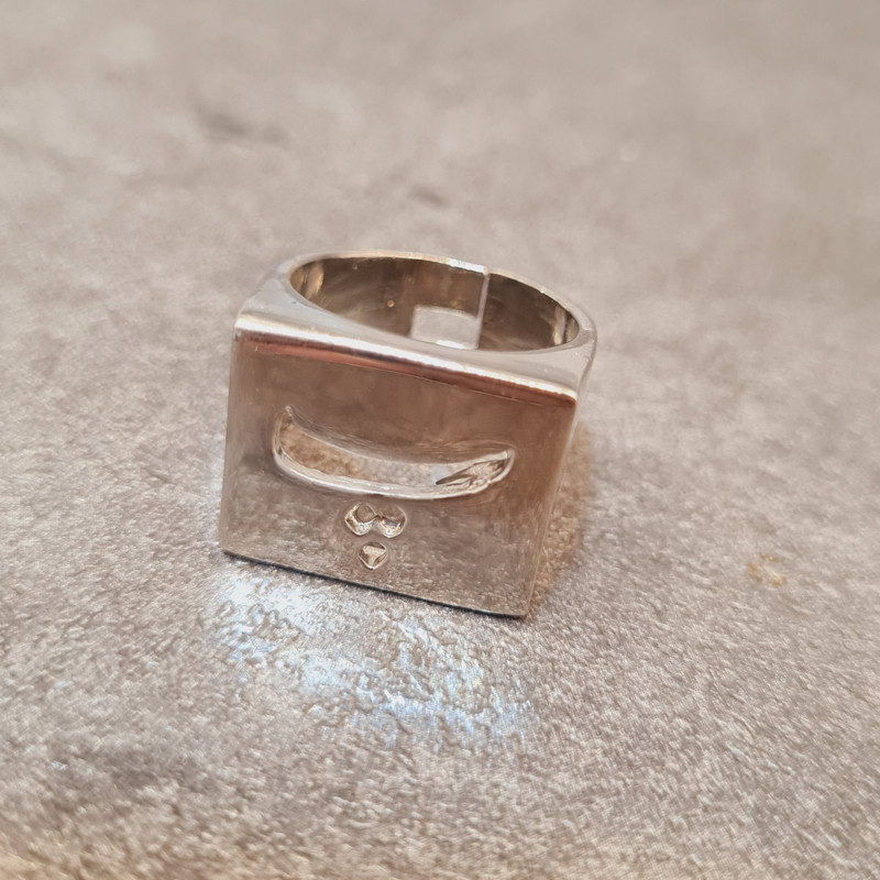 انگشتر زنانه مدل حروف فارسی پ انگشتر زنانه مدل حروف فارسی پ