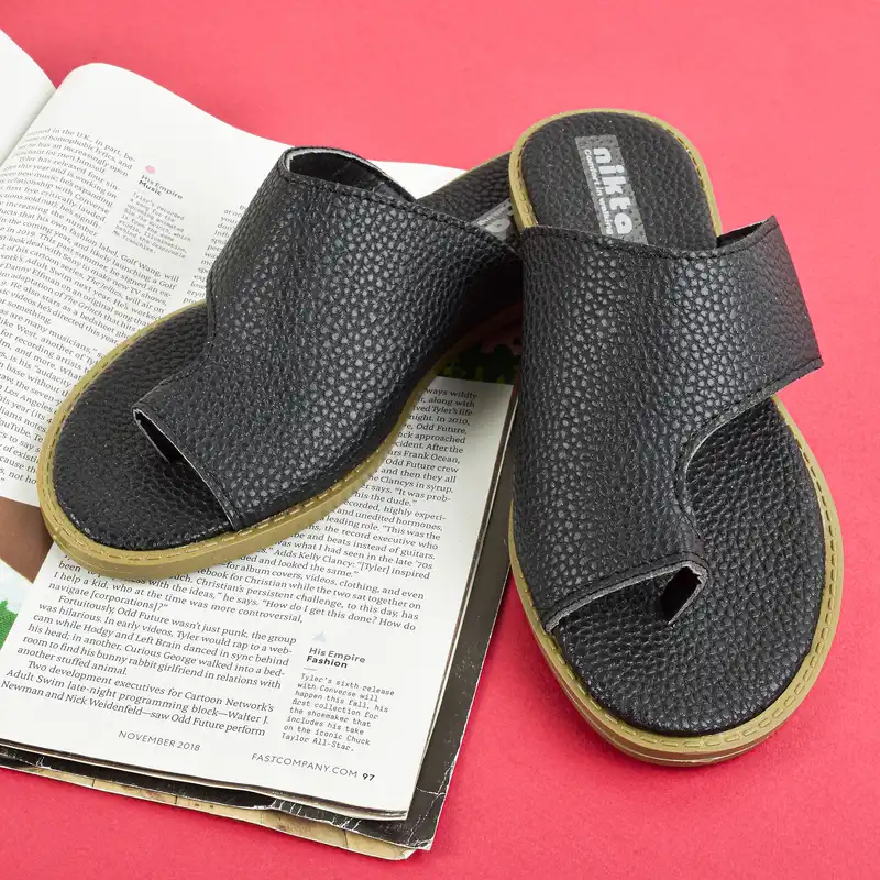 دمپایی لاانگشتی زنانه نیکتا مدل BK.ALL.2807