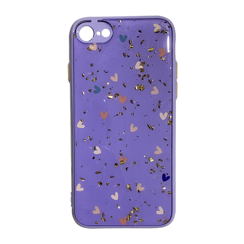 کاور طرح نگین دار مدل LUX-88 مناسب برای گوشی موبایل اپل IPHONE 7 / 8 به همراه پایه نگهدارنده