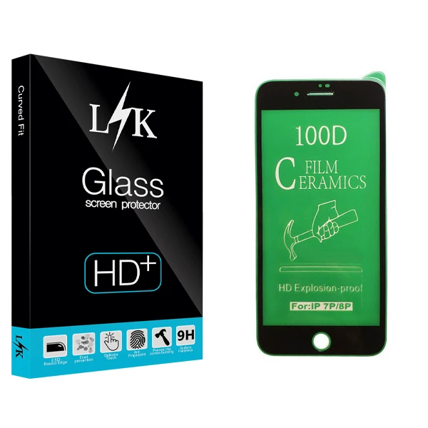 محافظ صفحه نمایش سرامیکی ال کی مدل +LITE مناسب برای گوشی موبایل اپل iPhone 8 Plus
