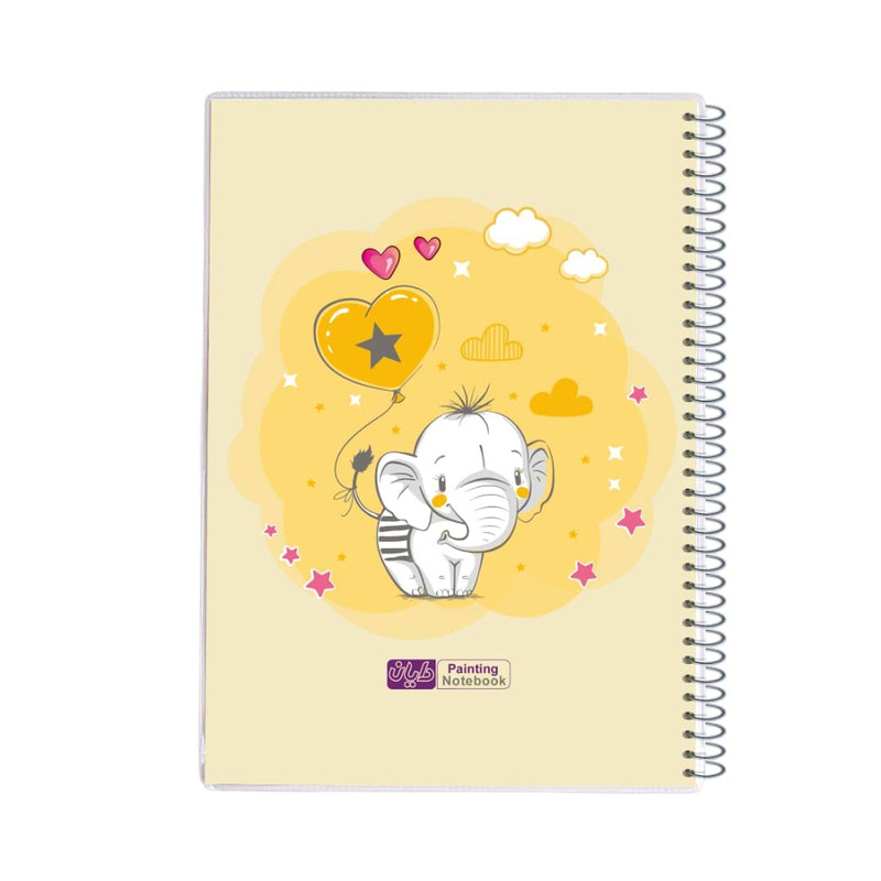 دفتر نقاشی ۵۰ برگ دایان طرح فیلی کد ۵۱۷۴۱ بسته ۴ عددی