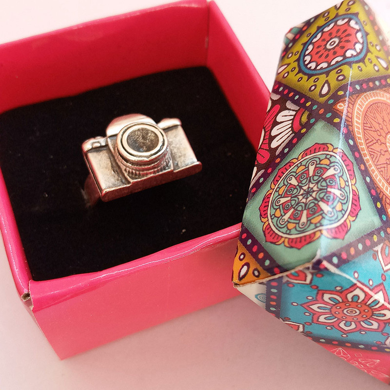 انگشتر مدل ورشو طرح دوربین عکاسی کد 2ORB