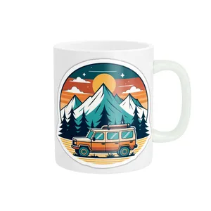 ماگ پاد آفرین مدل ماشین و منظره زیبا کد 1089