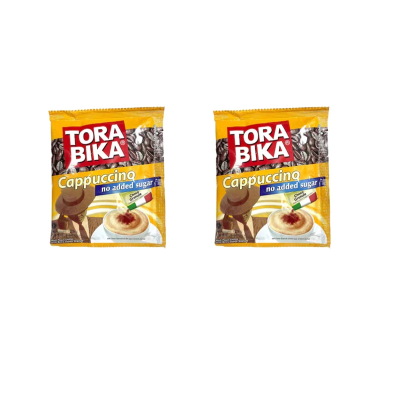کاپوچینو رژیمی بدون شکر تورابیکا - 12 گرم بسته 2 عددی