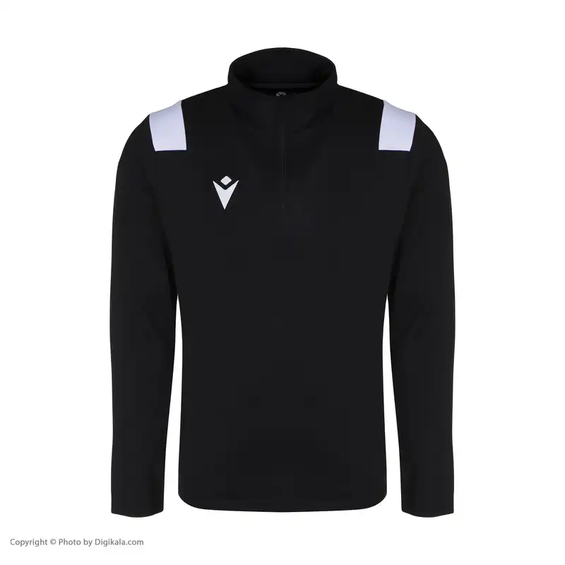 سویشرت ورزشی مردانه مکرون مدل گینج رنگ مشکی