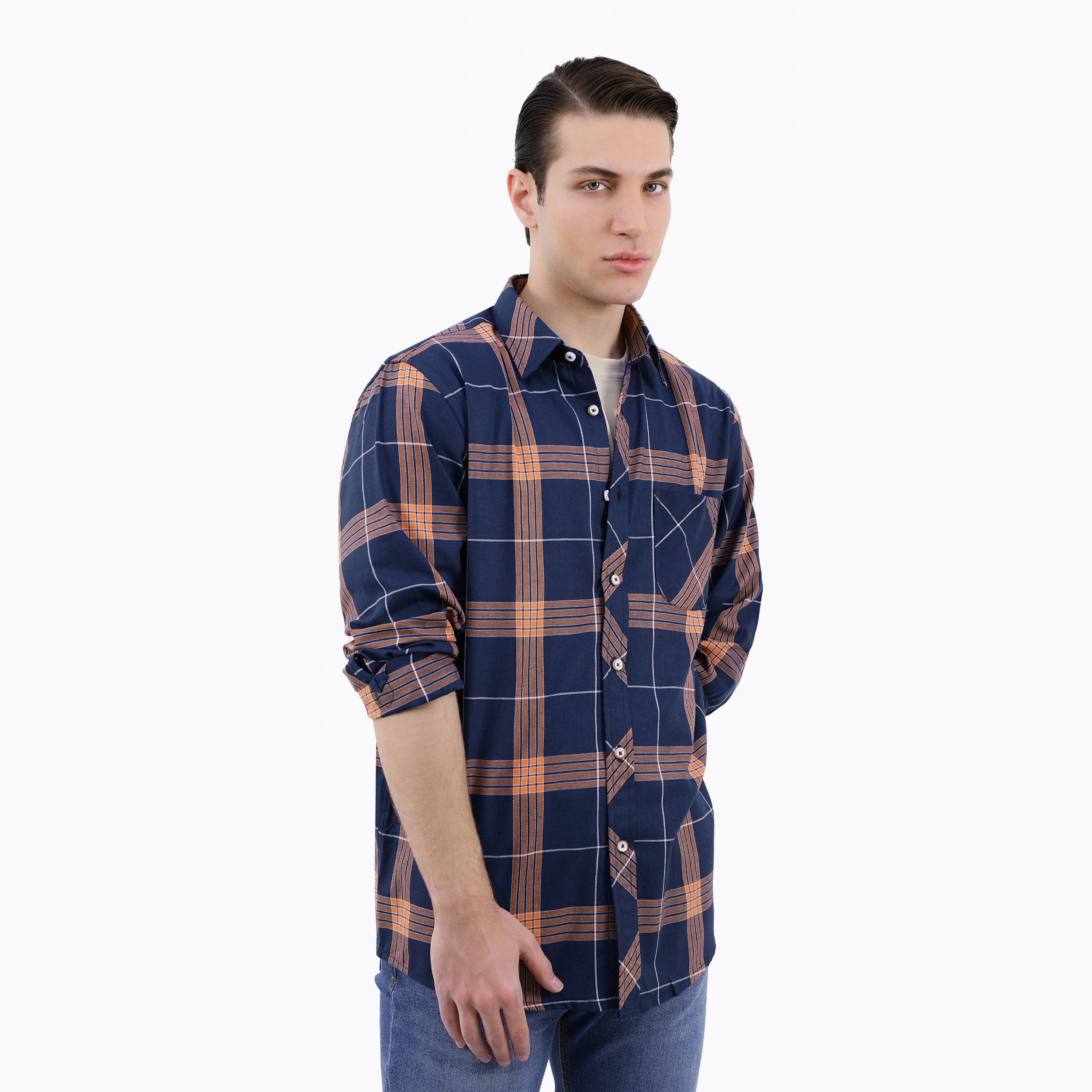 نکته خرید - قیمت روز پیراهن آستین بلند مردانه پاتن جامه مدل رگولار 102721030002539 خرید