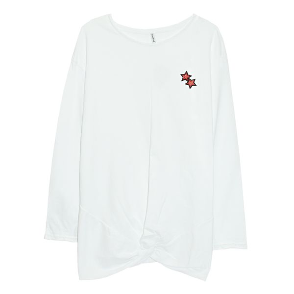 پولوشرت زنانه استرادیواریوس مدل 4507052003-SV